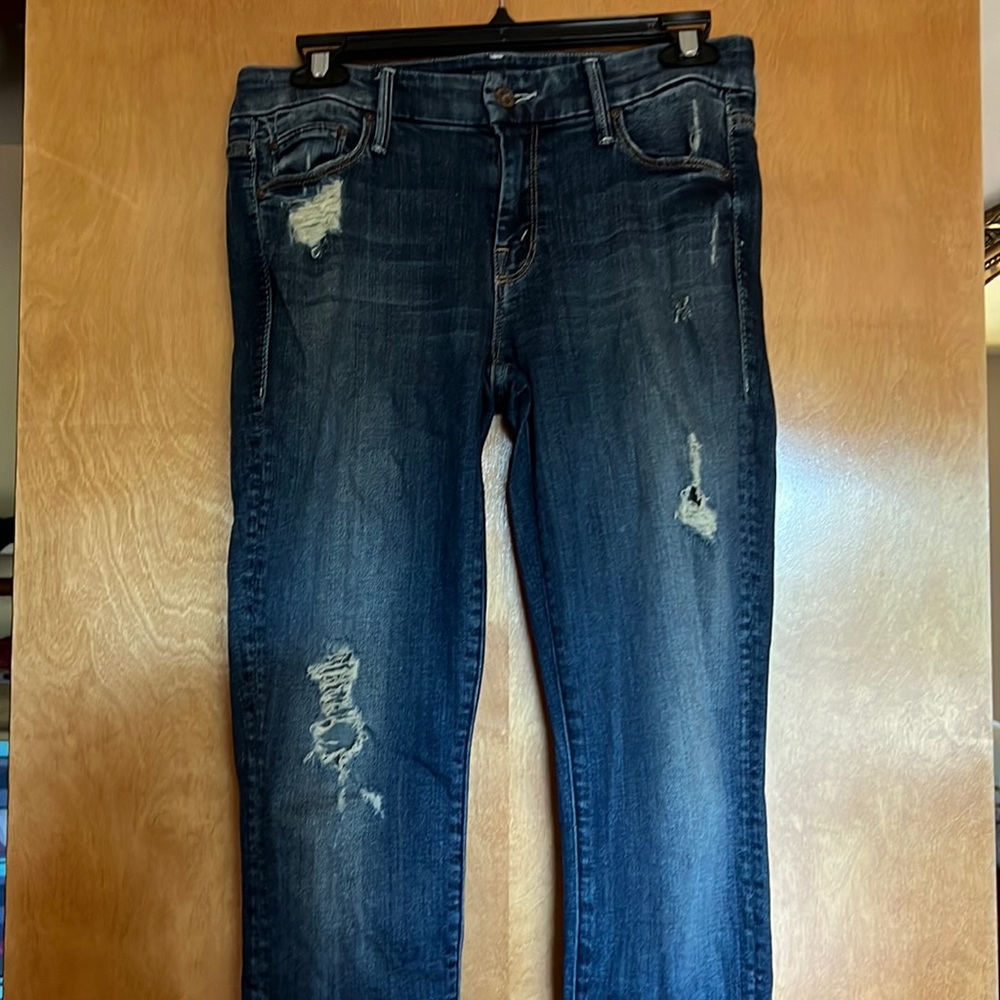 MOTHER The Looker Ankle Fray Size 26